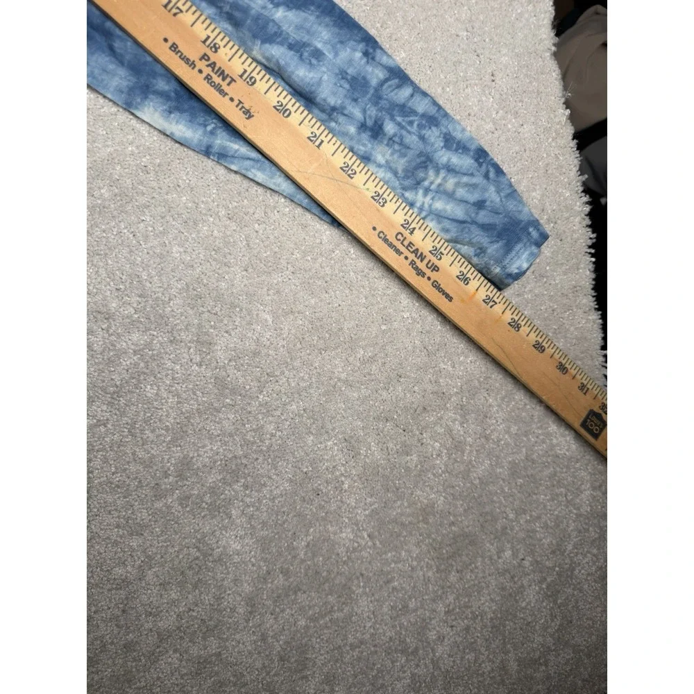 SmartWool Merino Plant Dye Base Layer Mens L Blue Tie-Dye Long Sleeve
